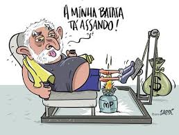 Resultado de imagem para CHARGES - MORO E LULA