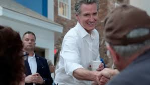 Gavin Newsom visiting New Hampshire
