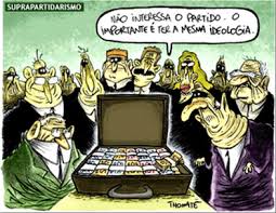 Resultado de imagem para charge de politicos que nao fazem nada