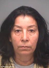 Busted: Ana Gloria Garcia-Gutierrez, 53, was arrested by Pinellas County Sheriff&#39;s deputies early Saturday morning for riding a manatee in September - article-0-16330E28000005DC-978_306x423