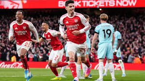 Arsenal 1-0 Burnley: Kai Havertz scores winner but avoids red card as Gunners move within one result of the Premier League title