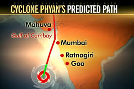 Image result for cyclone  on coastal mumbai