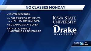 Iowa Schools and Businesses Close Due to Winter Storm