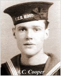 ALAN CHARLES COOPER. Photo of Able Seaman Alan Charles Cooper, courtesy of his grand-nephew Alan Higgs. Service: Royal Navy Rank: Able Seaman - CooperAC