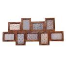 Multi Aperture Photo Collage Picture Frames - Red Candy