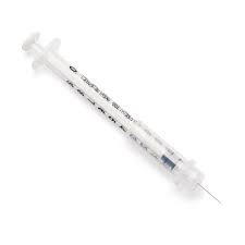 Medline Safety Insulin Syringes with Needle and Shield | Medline
