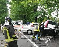 Incidente stradale a Casorate Sempione