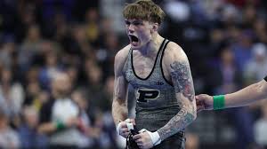 Purdue's Joey Blaze Upsets Top-Ranked Wrestler at NCAA Wrestling Championships