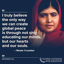 9 Inspiring Malala Quotes | United Nations Foundation via Relatably.com