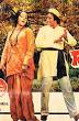 Nirupa Roy and Jagdeep appear in Do Waqt Ki Roti and Roti.