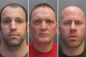 Jailed: Alexandros Wetherill, Christopher Natt and Christopher Curran. A yob murdered a grandma in a burglary plot hatched by her former son-in-law, ... - Burglars