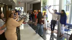 Durham Public Schools | Students enrolled in early colleges get cheerful welcome back to class for new school year
