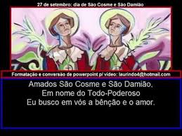 Image result for 27 de setembro dia de são cosme e damião