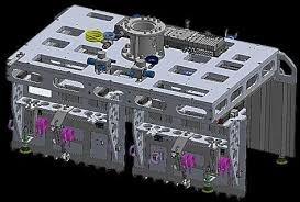 CELL WITH PALLETIZING ROBOT