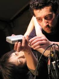 Yoko Higashi + Lionel Marchetti. LIONEL MARCHETTI (électricité, hauts-parleurs). Lionel Marchetti is a composer of musique concrète. - yoko_and_lionel_2