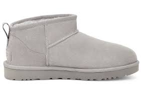 WMNS) UGG Classic Ultra Mini Chopd 'Light Grey' 1126373-CBB