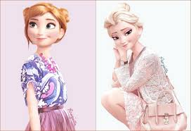 Image result for gambar elsa dan anna frozen