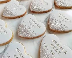 Image of Bridal shower cookies with glitter