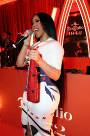 Cardi B at Pre-Super Bowl Bash