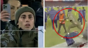 Fermin Lopez FORGETS he’s injured, races from his seat to celebrate Barca's 3rd goal vs Atletico