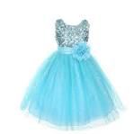 Blue dresses for kids