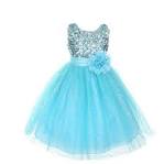 Blue dresses for kids