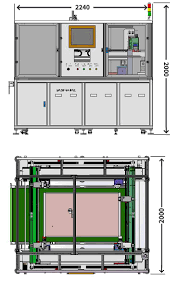Drawing of automatic TV cover screws driving machine 32"-98 ...