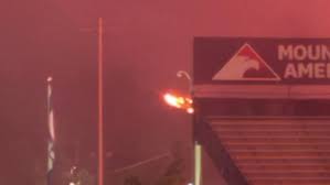 Large brush fire breaks out above Slate Canyon in mountains east of BYU