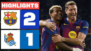 ویدیو: خلاصه بازی بارسلونا 2-1 رئال سوسیداد; صدر آبی و اناری شد!