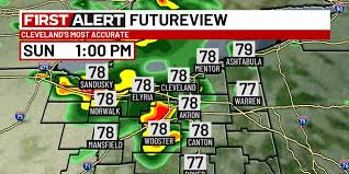 Rain and thunderstorms expected across Northeast Ohio