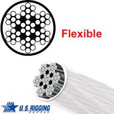 7x7 Vinyl Coated Galvanized Steel Wire Rope - Aircraft Cable ...