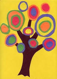 Resultado de imagen de cuadros arbol kandinsky