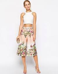 Resultado de imagen de top crop 2015 asos y culottes