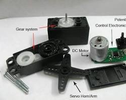 Servomotor MG995 de Alto Torque 360°: Ideal para Robótica y Automatización 21 Imagen de MG995 Servo Motor internal components