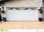 Suburban garage door