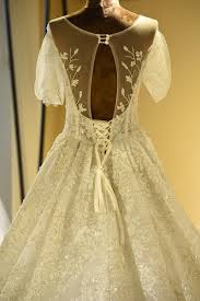 Gorgeous Short Sleeve Lace Tulle Princess Ivory Wedding Dress - Product from Misshow