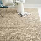 Metallic jute rug