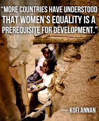 Kofi Annan Quotes On Women. QuotesGram via Relatably.com