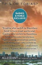 New Allegiant quote released by B&amp;N. &quot;Erudite who switched to ... via Relatably.com