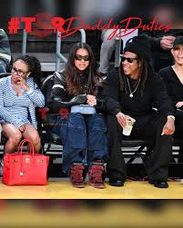 Blue Ivy Carter Courtside at Lakers Game