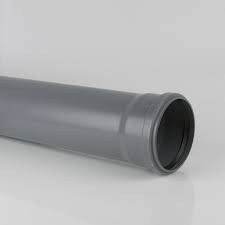 160mm PVCu Push Fit Soil Pipe x 3m Single Socket - Soil ...