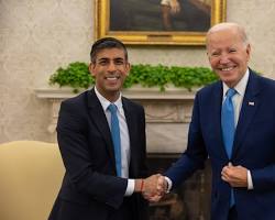 Image of Joe Biden and Rishi Sunak