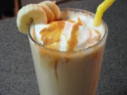 Image result for banana caramel milk shake