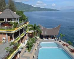 Image of Danau Toba view from Dumasari Hotel