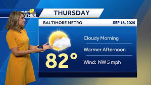 Drier and Warmer Thursday Expected in Baltimore After Wet Weather