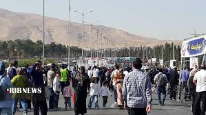 حضور پرشور شیرازی‌ها در پیاده‌روی خانوادگی