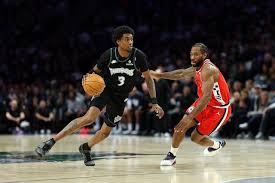 Timberwolves players celebrating during a game