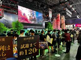 도쿄게임쇼 펄어비스 부스 대기행렬