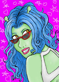 The Martian Girl From Planet V by Karlika - 5fffe7c133a120a5d4f551fe744caf61