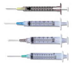 BD Sterile Luer-Lok Syringe with PrecisionGlide Needle, 100 ...